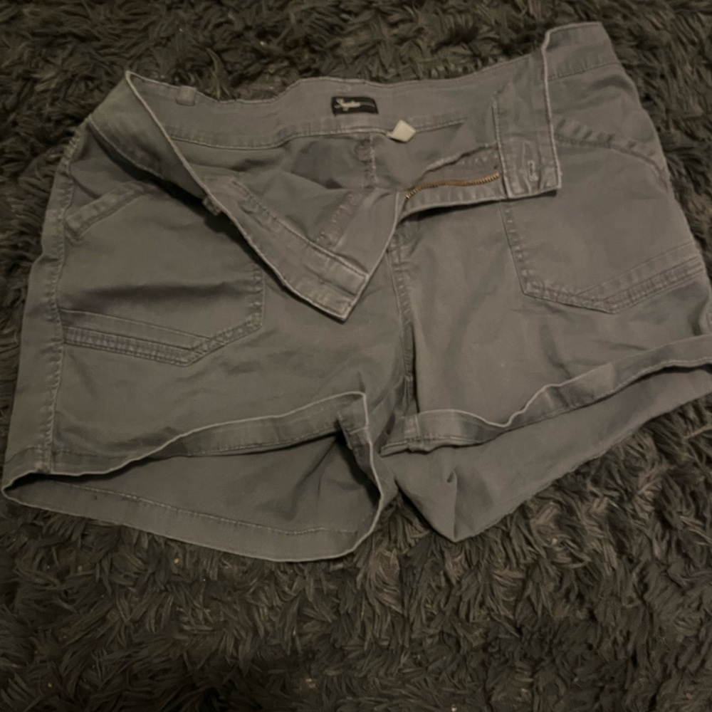 XL Gray Y2k Cargo Shorts